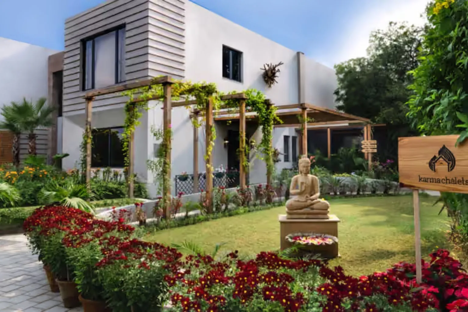 Karma Chalets boutique chalets at Karma Lakelands near Manesar